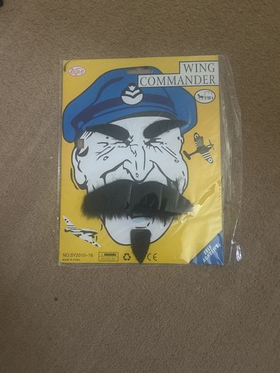 Fake Mustache, beard, eyebrows