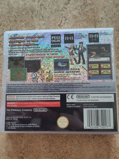 Pokemon platinum version Nintendo DS
