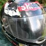 Shark Pirate Motorcycle Helmet (not the best condition) Image 2