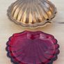 Vintage shell-shaped platter for serving butter or caviar Image 8
