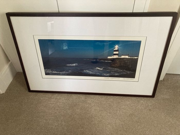 Framed Hook Head Lighthouse Photograph