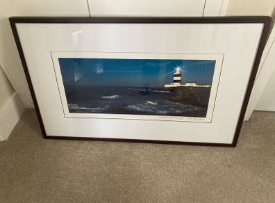 Framed Hook Head Lighthouse Photograph
