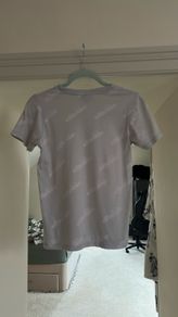 Ellesse Light Grey All-Over Monogram Logo T-Shirt