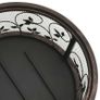 Rustic Fire Pit with Poker Steel Image 3