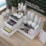 FREE EXPRESS SHIPPING Makeup Organizer Storage Drawers, Large Capacity Cosmetic Organisers for Lipsticks, Jewelry, Nail Care, Skincare Organiser for Vanity, Ideal Desk Organizer for Dresser and Bathroom Image 3