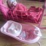 Dolls cot & Missy Kissy doll Image 5