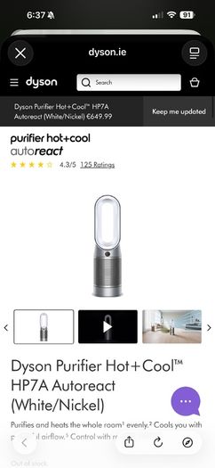 Dyson HP04 Hot + Cool Air Purifier