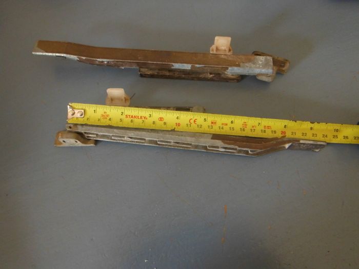 Window peg stay and receiver vintage