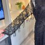 Stunning Fully Lined Long Black Sequin Dress by Lilie Rose Image 7