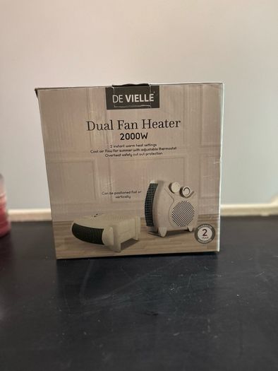 De Vielle Fan Heater - brand new