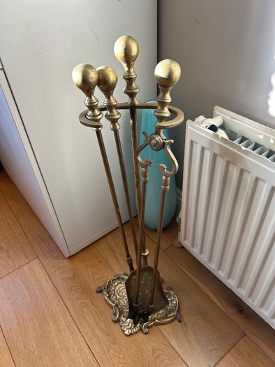 Vintage Brass Companion Set