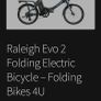 Raleigh Evo 2 Electric Folding Bike Image 3