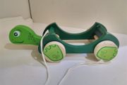 Wooden Turtle Push Toy