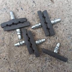 Threaded post brake pads