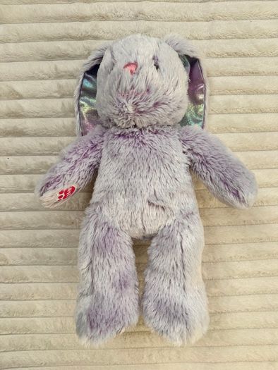 Build A Bear Purple Pawlette Pastel Purple Rabbit Plush approx. 42 cm. Used Please see photos