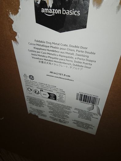 Dog Crate Still In Box