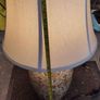 Ceramic Table Lamp with Off-White Shade Image 2