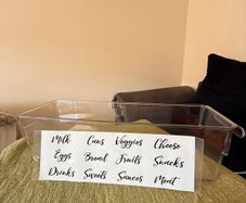 Clear Fridge Storage Organiser