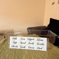 Clear Fridge Storage Organiser