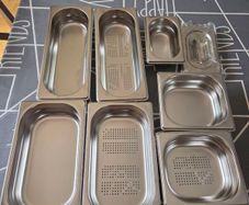 Set of steam dishes