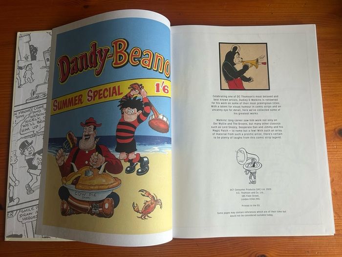 Comic: 'The Beano & Dandy A Celebration Of Dudley D Watkins'