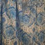 summer dress in blue and white. Wide fit . Easy crease free material.  Great for packing Image 3