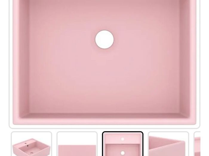 Pink Bathroom Sink - Brand New
