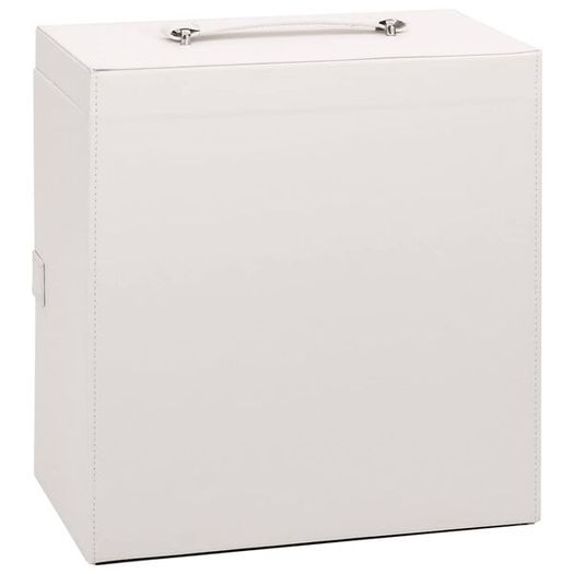 Jewellery Box 5-Layer with Mirror Lockable White