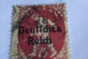 WW2  German stamp - Deutches Reich overprint