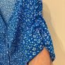 blue & white midi dress Image 3