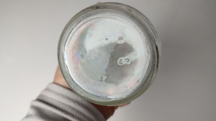 361 - Strand Dairy Vintage Collectible Decorative Clear Glass Embossed Letters Milk Bottle