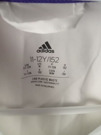 Real Madrid Adidas 2022 White Full Zip Jacket