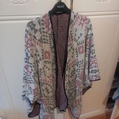 ladies boho open cardigan