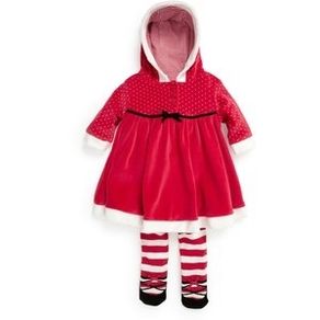 Next Santa dress and tights two piece set