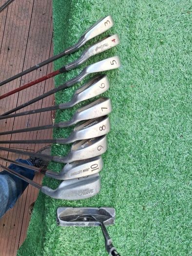Golf clubs, starter set and bag