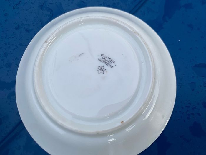 Antique Paragon China demitasse cup and saucer