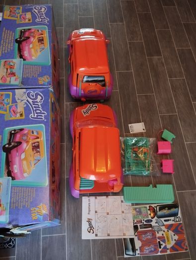 Rare Very big 2 cars Sindy Popstars on Tour 4x4  car pop star