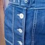 THE PERFECT Denim mini skirt by Jaeger Image 2