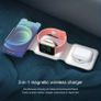 15W 3 In 1 Foldable Wireless Charger Magnetic Wireless Charger Folding Qi Wireless Charger Image 3