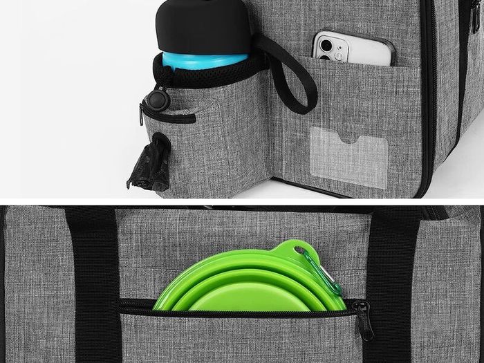 Pet Carrier Bag Large, Cat Carrier Handbag, Portable Dog Travel Bag, Breathable Mesh Fabric, Suitable for Both Long And Short Trips, Used for Cats and Puppies Under 7K