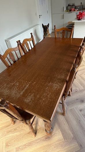 Dining table & 6 chairs FREE if collected