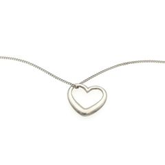 Vintage 925 Sterling Silver Dainty Heart Necklace
