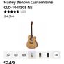 guitar harlez Benton (left handed) Image 4