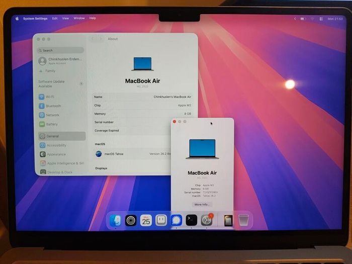 Macbook Air M2 8/256GB Space Grey 13 inch