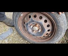 Hubs and wheels to make trailer
