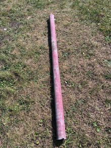 Vintage galvanised downpipe