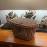Vintage Fishing Wicker Trout Creel Image 2