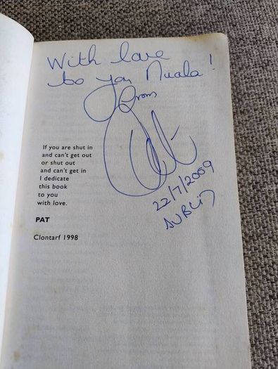 Pat Ingoldsby Half a Hug signed by the author in good condition with some signs of age on the inside page see photos FREE STANDARD POSTAGE INCLUDED