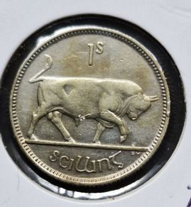 Ireland Eire 1933 Silver Shilling 1s coin
