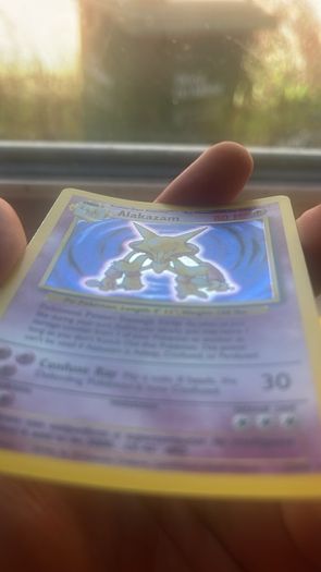 Alkazam Base Set Pokemon Card